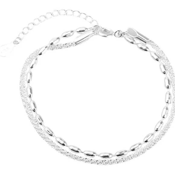 Jewelry Jewelry - New Silver Beaded Bracelet